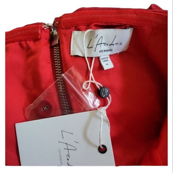 L'Academie X Revolve Leah Red Jumpsuit Size M - Picture 6 of 6